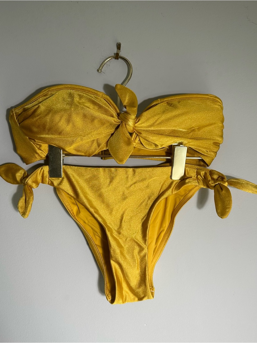 Zimmermann 2pc golden mustard bikini
